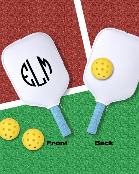 Monogrammed Pickleball Paddle Cover