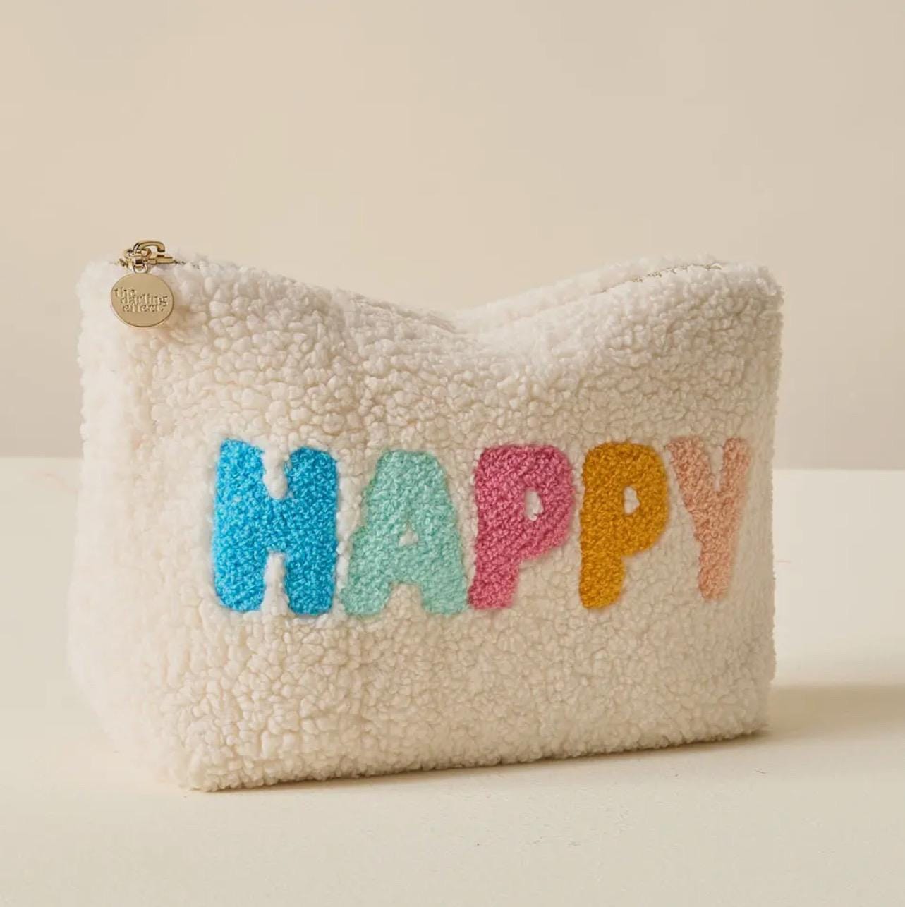 Teddy Pouch-Happy, Vacay, Salty