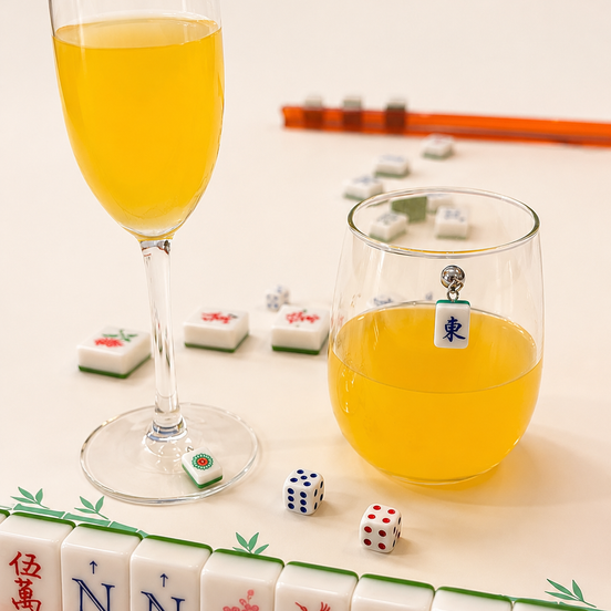 Mahjong Cheers Charms, Set of 6