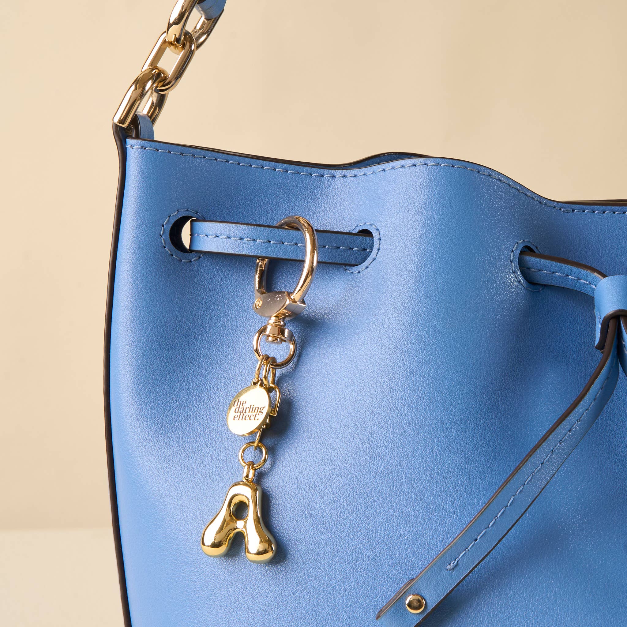 Bubble Letter Keychain Bag Charm