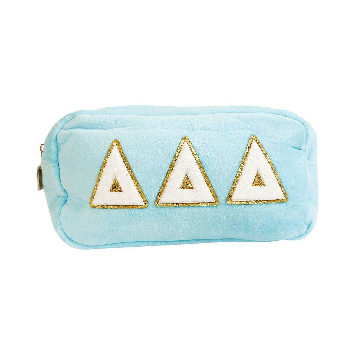 Delta Delta Delta Chenille Sorority Cosmetic Bag