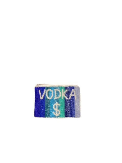 VODKA $ BEADED MINI POUCH