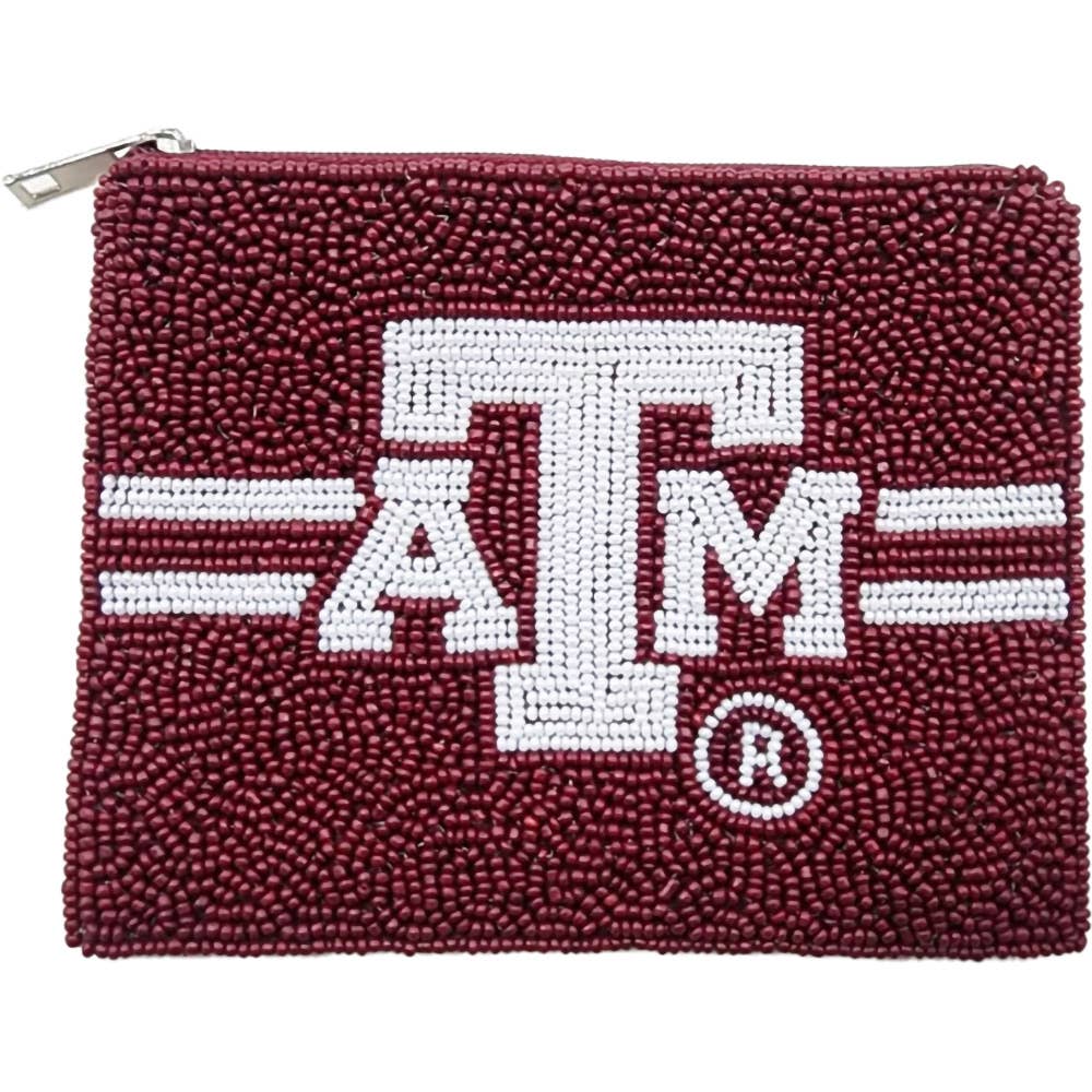 A&M BEADED COIN POUCH