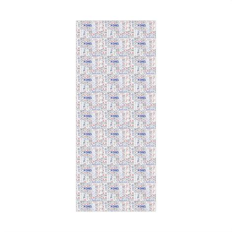 Mahjong Tile Pattern Gift Wrap Paper — Charleston, Kong & Pass Design