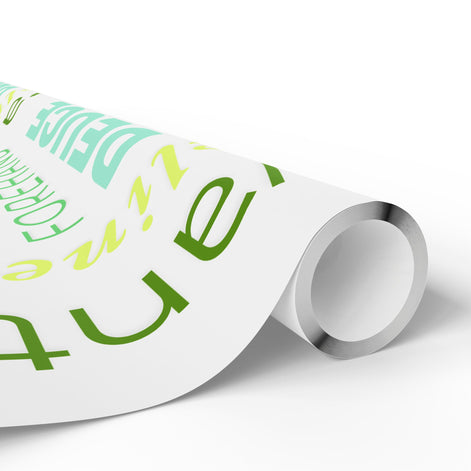 Tennis-Themed Wrapping Paper