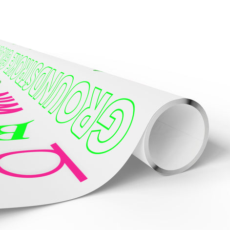 Pickled Pink Wrapping Paper, Pickleball-Themed