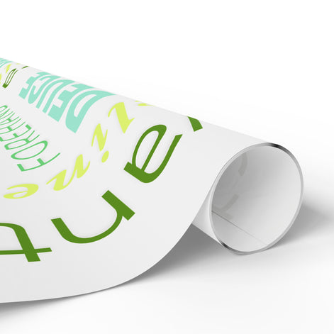 Tennis-Themed Wrapping Paper