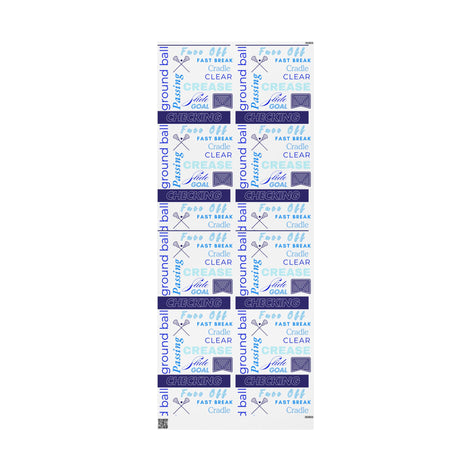 Lacrosse-Themed Wrapping Paper