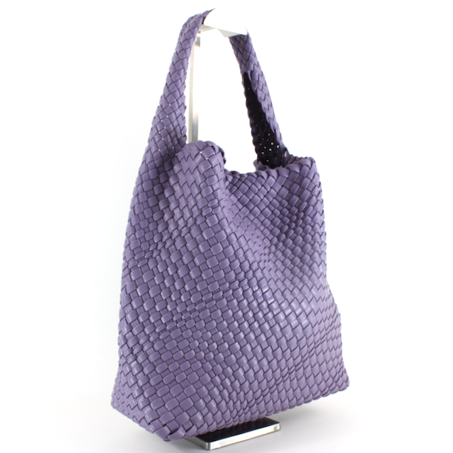 P23067 Woven Hobo Bag w/Cosmetic Pouch