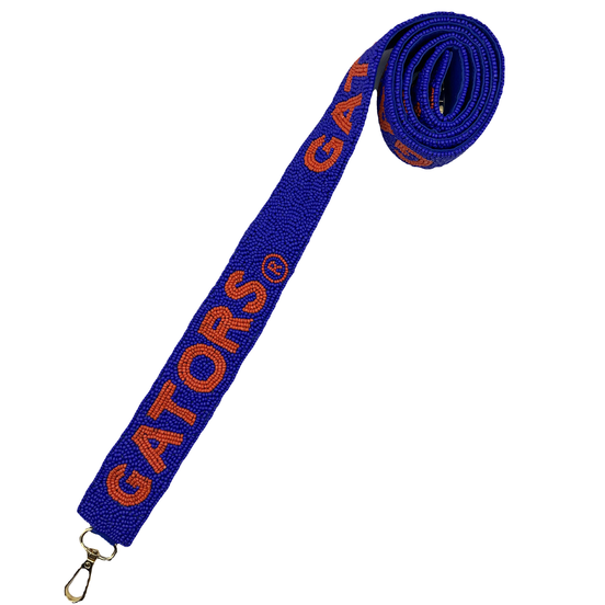 GATORS BEADED BAG STRAP