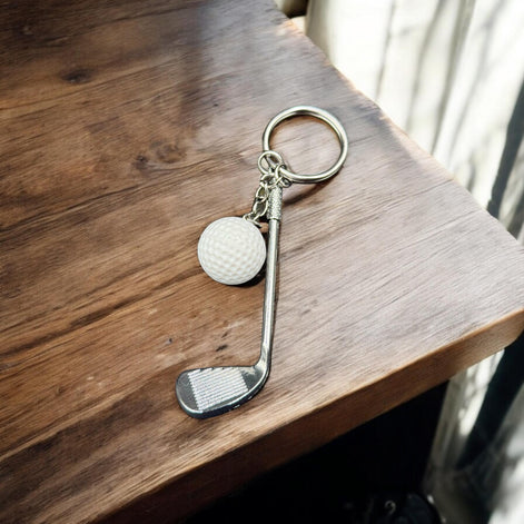 Golf Club Keychain