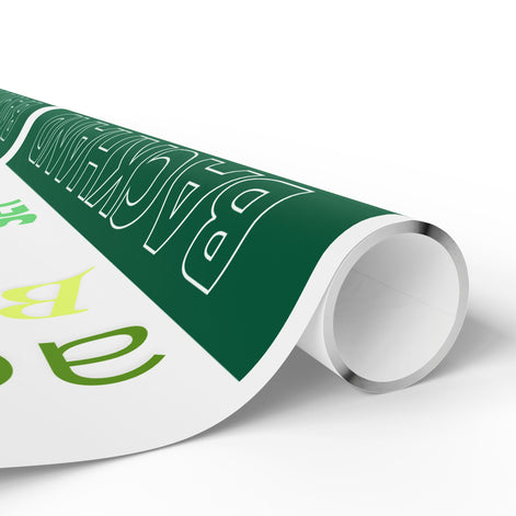 Tennis-Themed Wrapping Paper