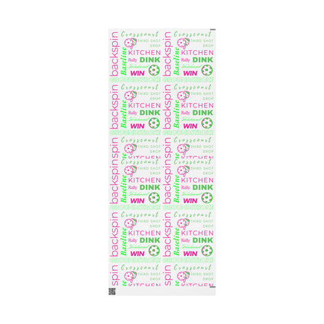 Pickled Pink Wrapping Paper, Pickleball-Themed