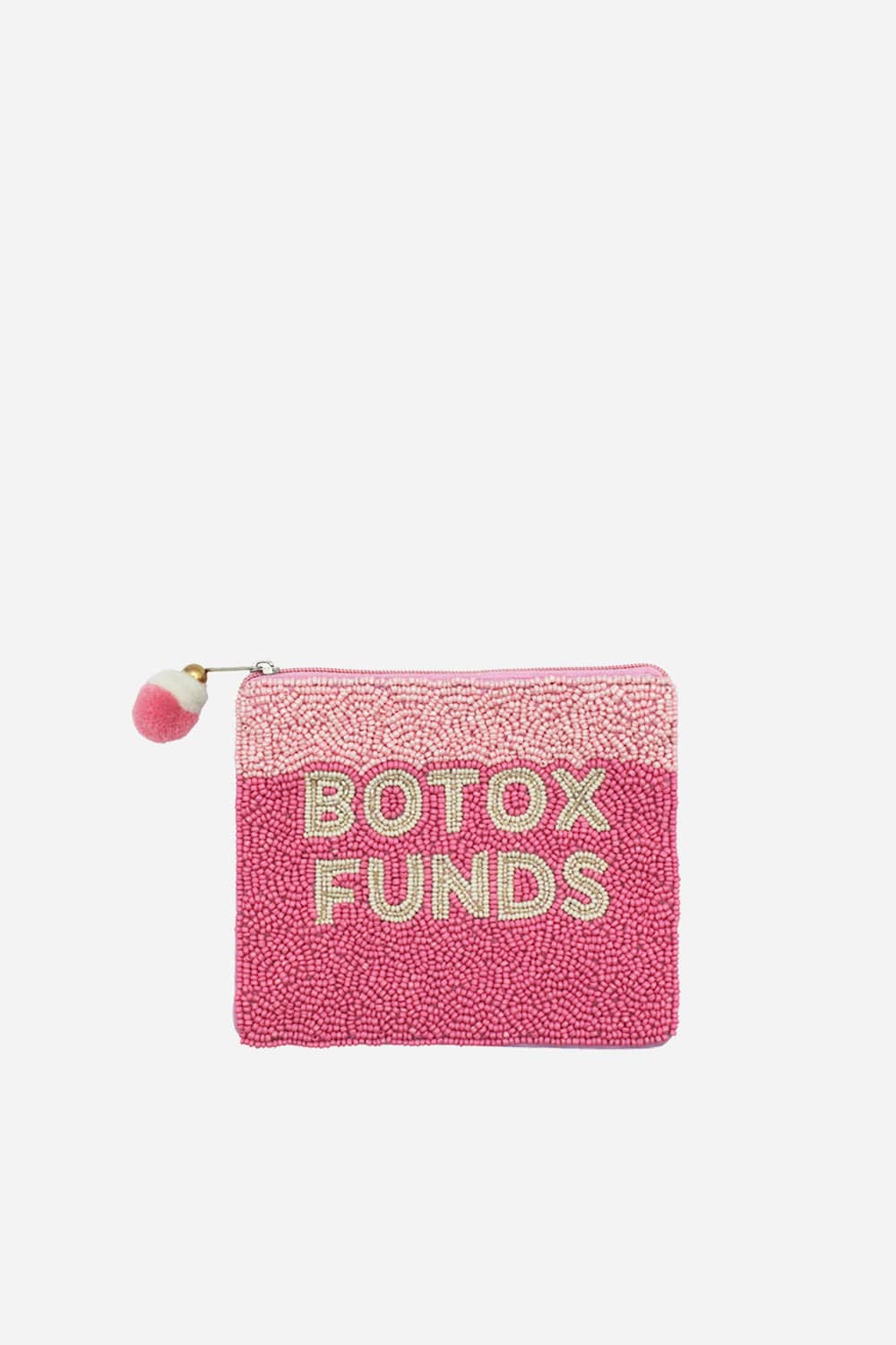 Botox Funds Beaded Coin Pouch