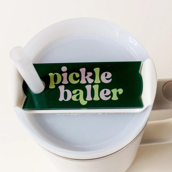 Tumbler Lid Tag-Pickleballer
