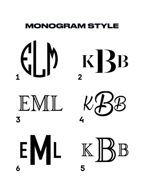 Monogrammed Pickleball Paddle Cover