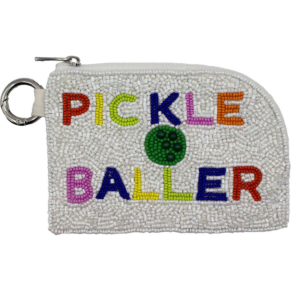PICKLE BALLER KEYRING COIN POUCH