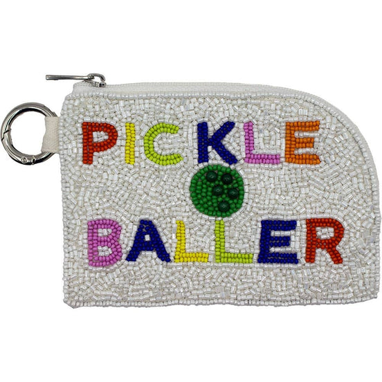 PICKLE BALLER KEYRING COIN POUCH