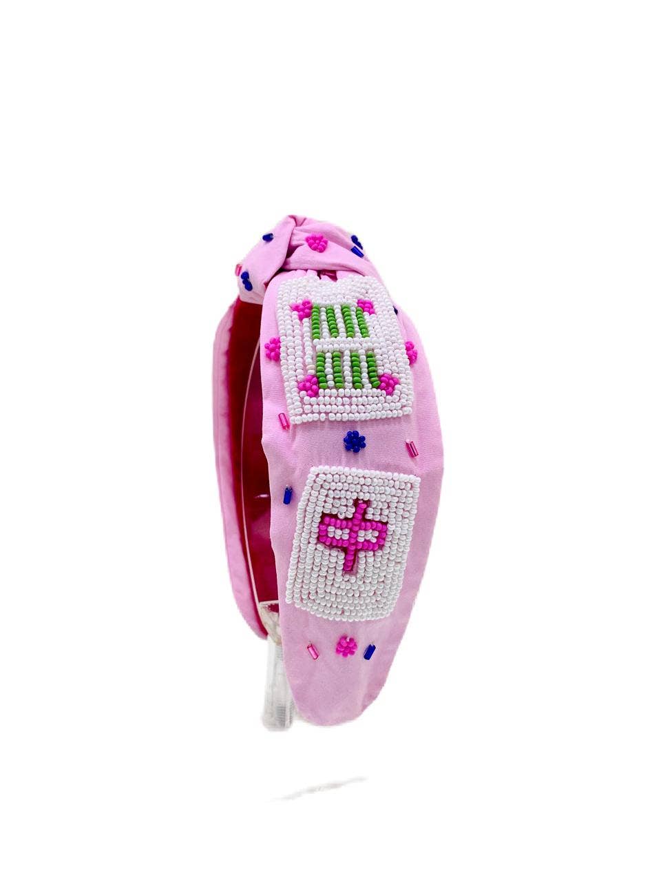 Mahjong Beaded and Sequined Headband