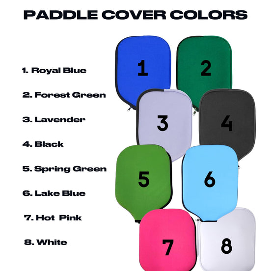 Monogrammed Pickleball Paddle Cover