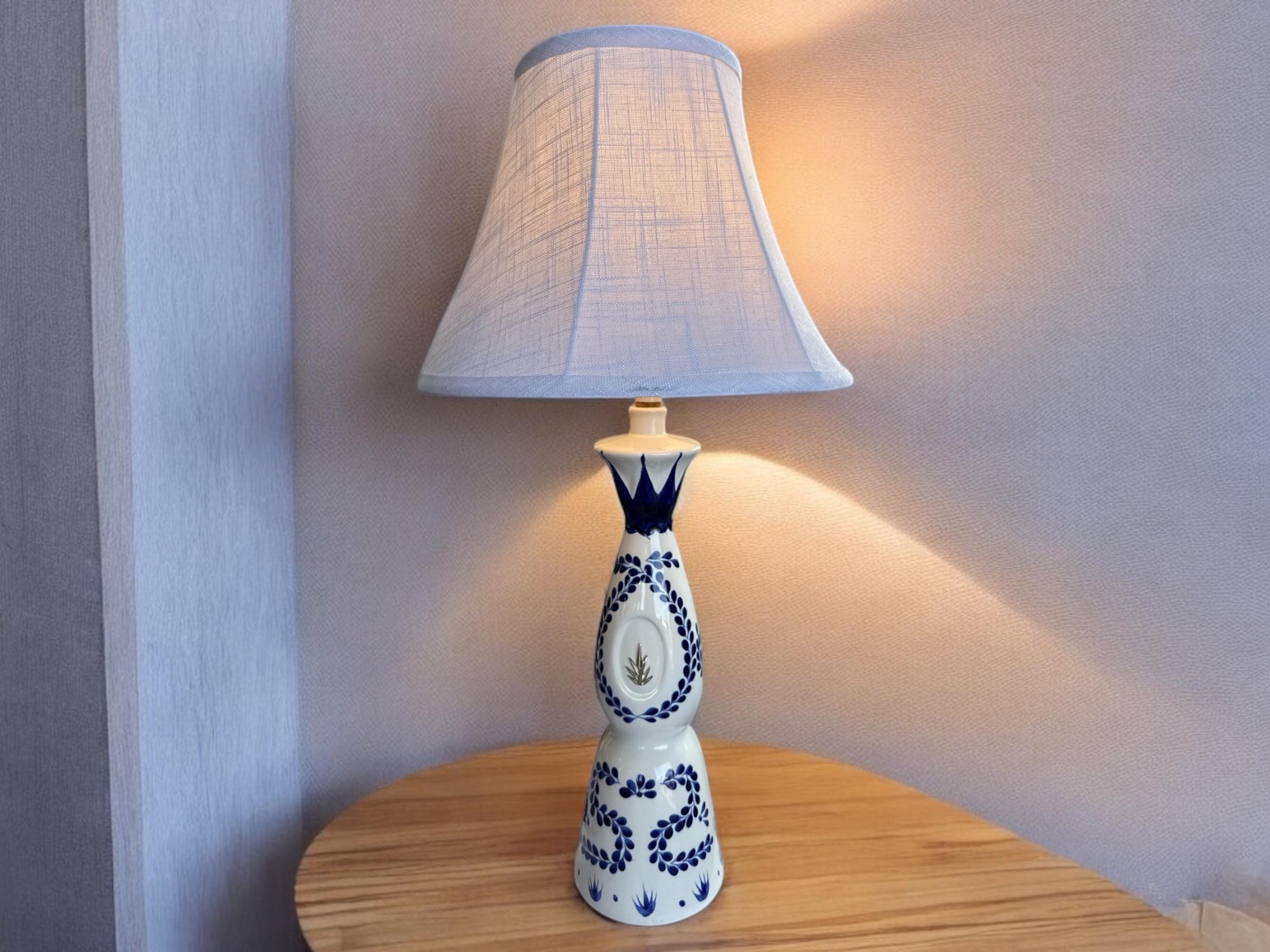 Table Lamp - Hand painted Clase Azul Bottle