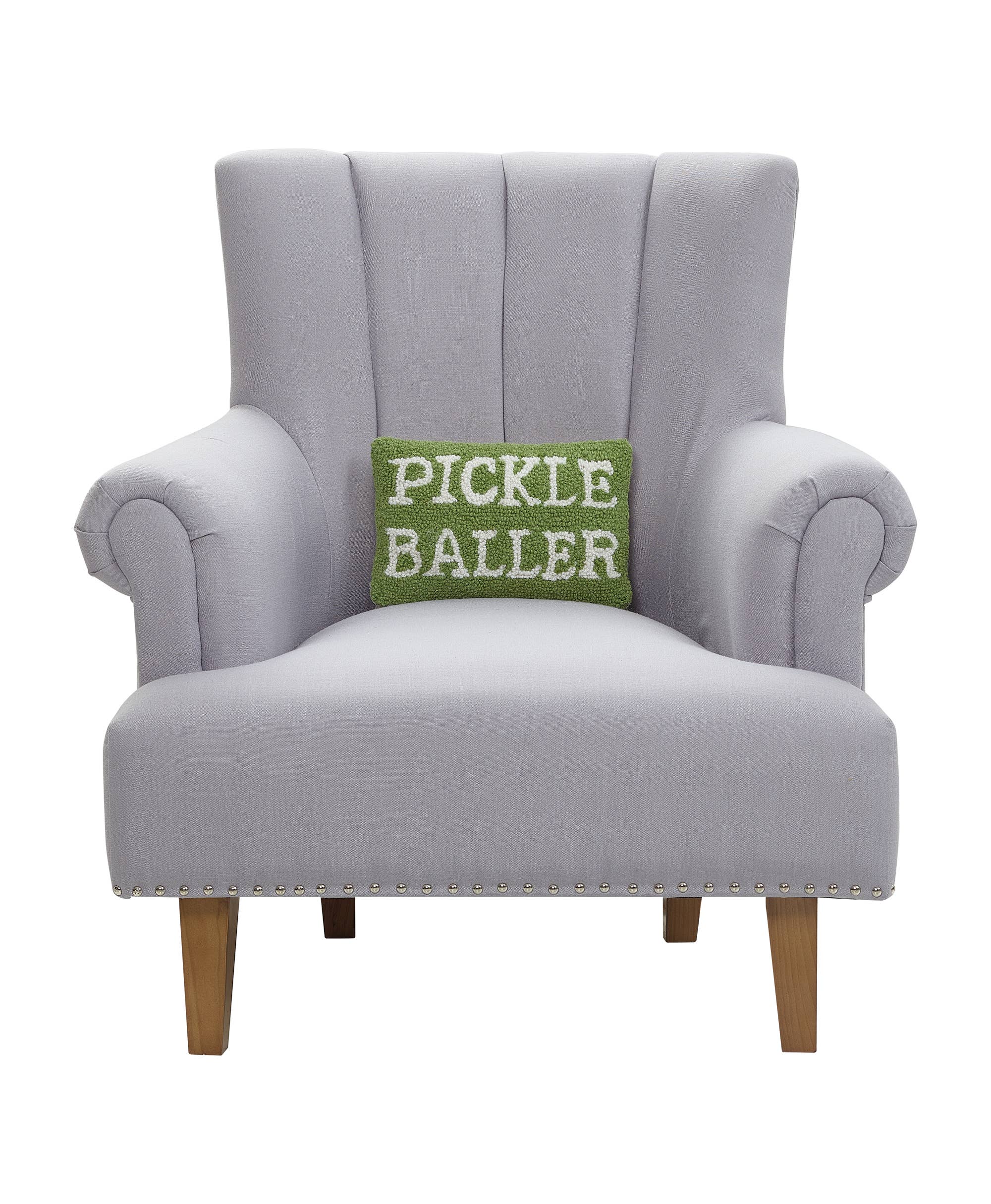 Pickle Baller Hook Pillow