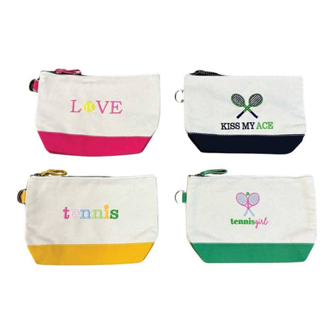 TENNIS DOODLE POUCHES