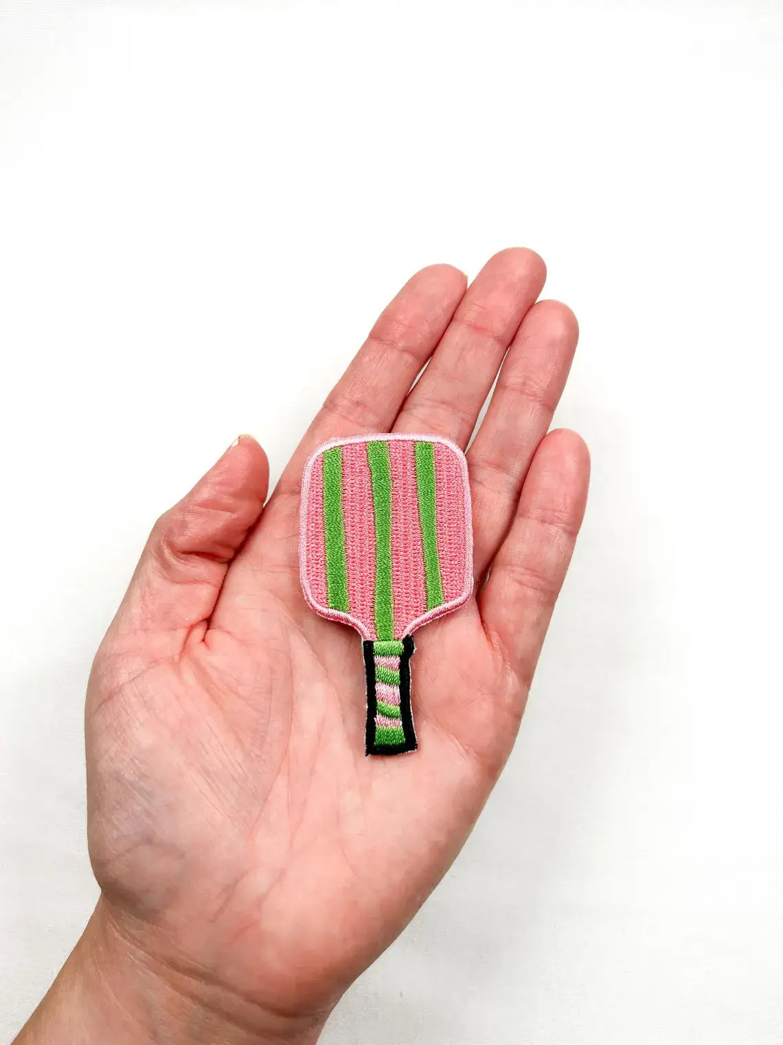 Pickleball Paddle Embroidered Iron On Patch Bachelorette