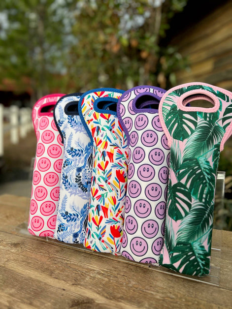 The Happy Pink Wine Sleeve | shoptaylorgray