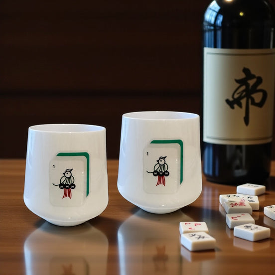 BAM Bird Acrylic Wine Glass - Mahjong Style