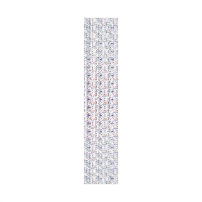 Mahjong Tile Pattern Gift Wrap Paper — Charleston, Kong & Pass Design