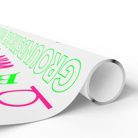 Pickled Pink Wrapping Paper, Pickleball-Themed