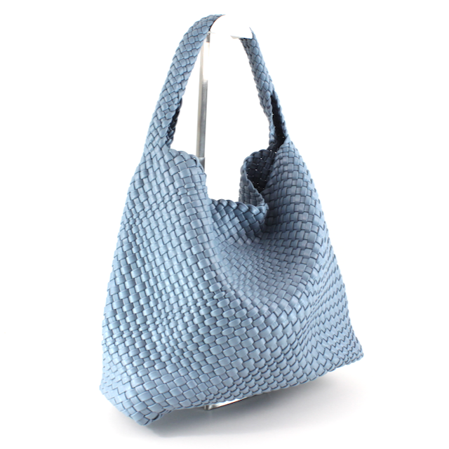 P23067 Woven Hobo Bag w/Cosmetic Pouch