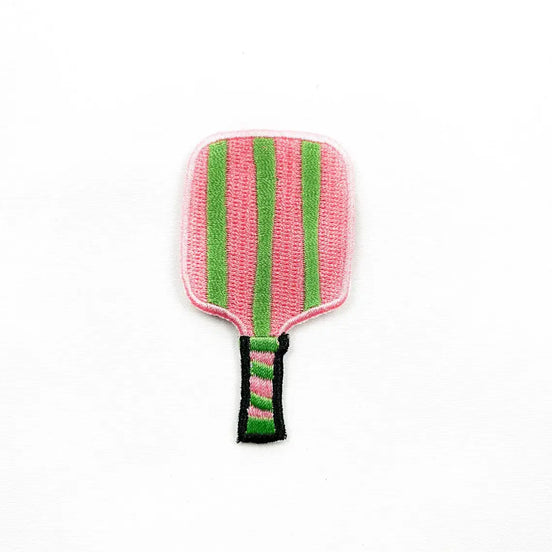 Pickleball Paddle Embroidered Iron On Patch Bachelorette