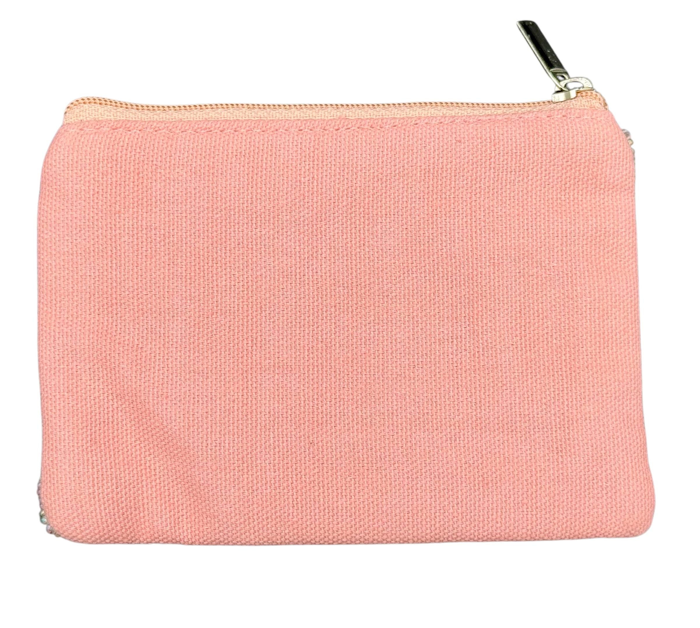 Day Dinking Beaded Coin Pouch