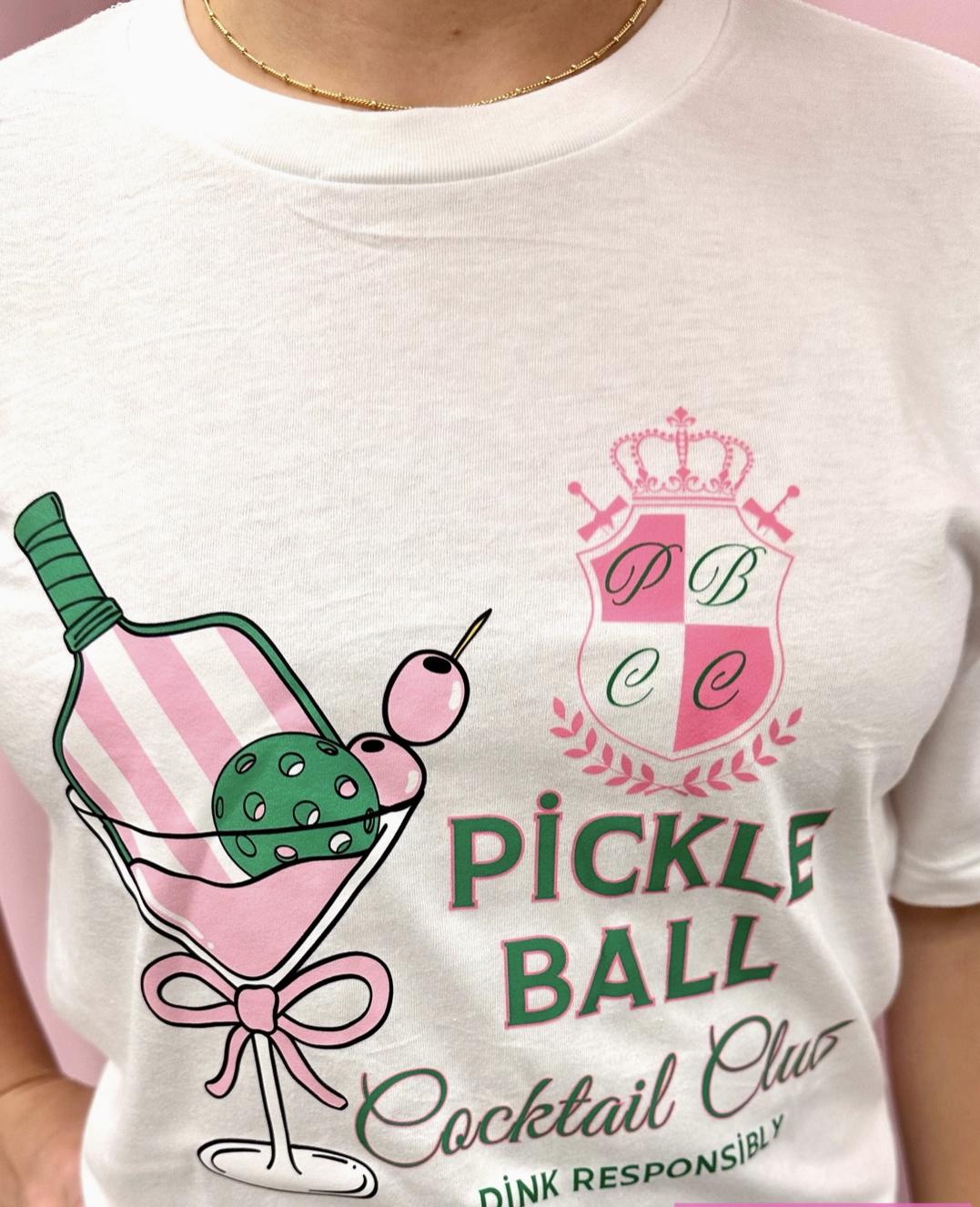 Pickleball Cocktail Club T-Shirt