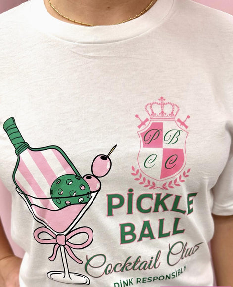 Pickleball Cocktail Club T-Shirt