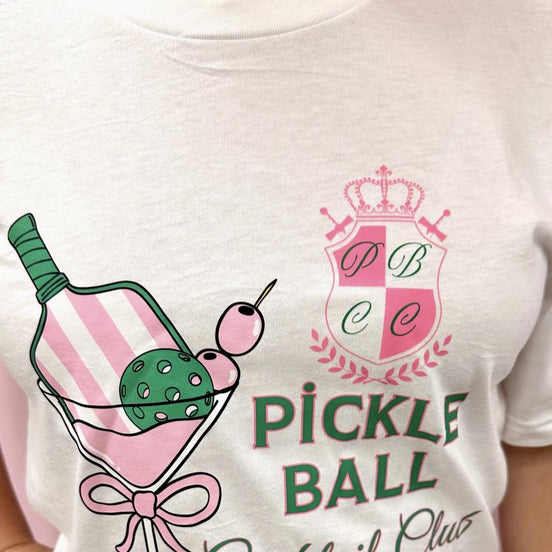 Pickleball Cocktail Club T-Shirt