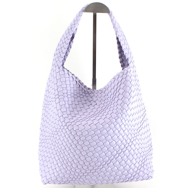 P23067 Woven Hobo Bag w/Cosmetic Pouch