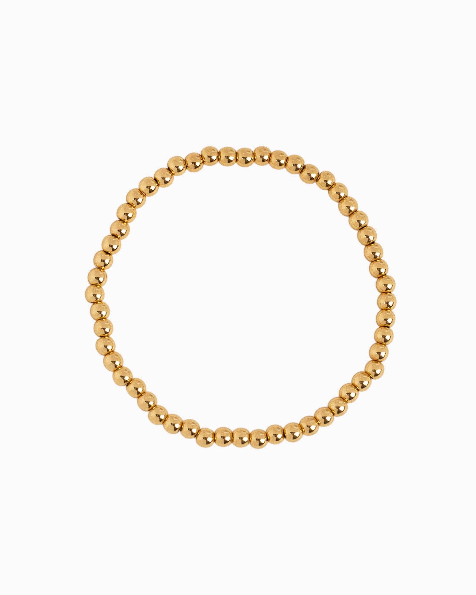 MOP Clover Stretch Beaded Bracelets, Set of 3