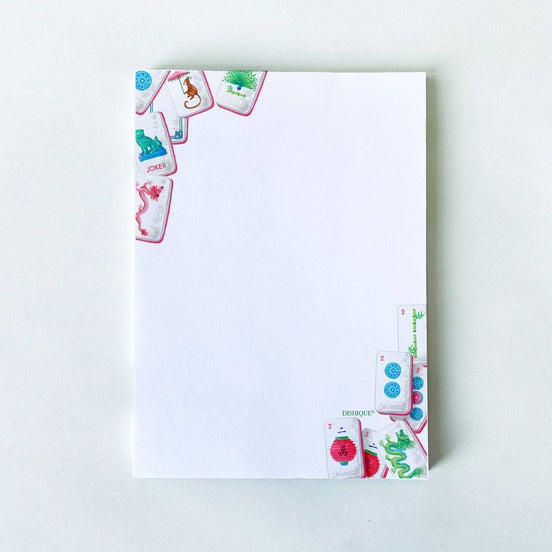 Mahjong Themed Notepad 5"x7" 50pgs