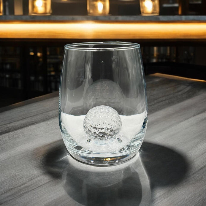 Golf Wine Glass - Stemless