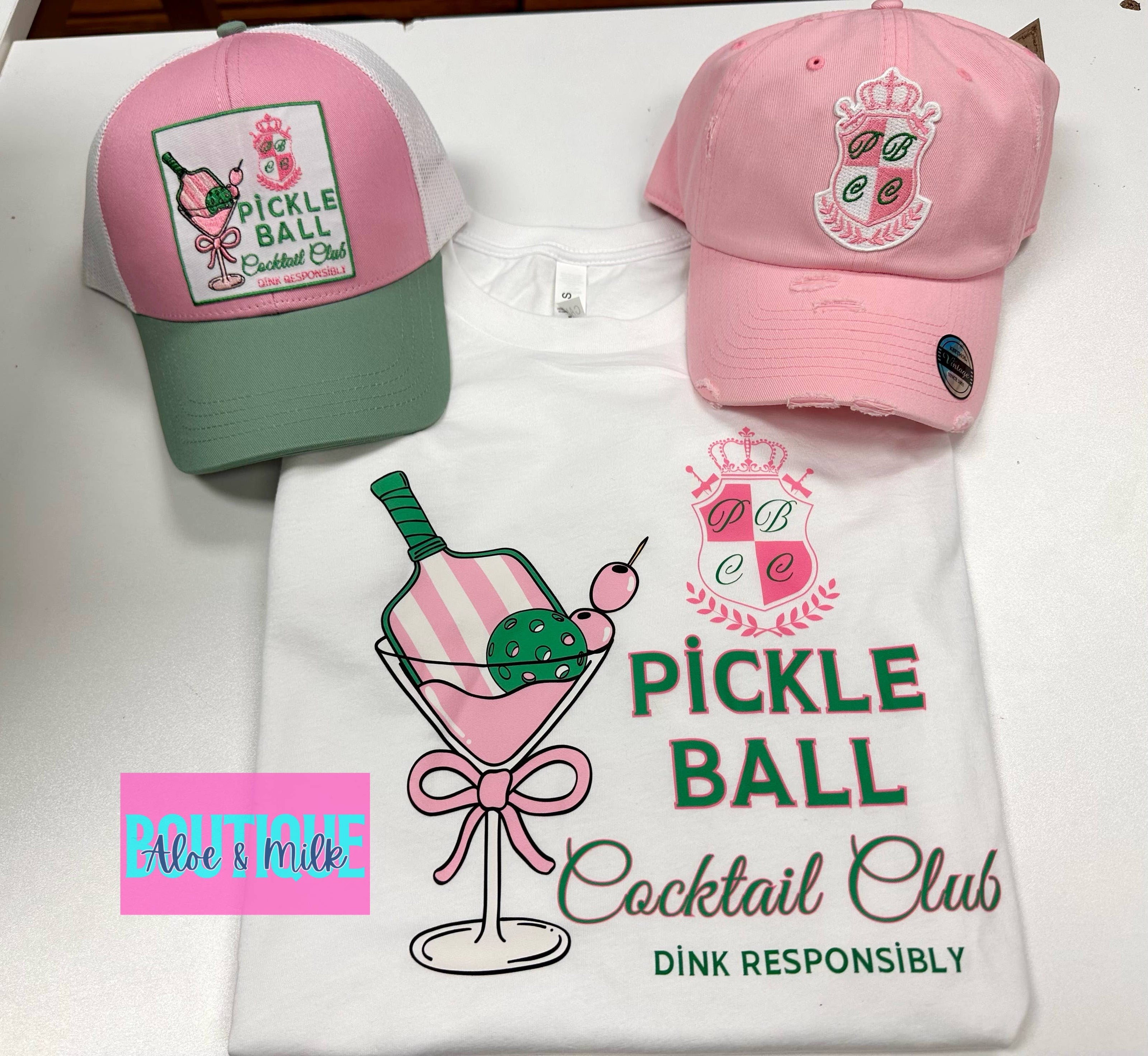 Pickleball Cocktail Club Shirt, ladies pickleball shirts