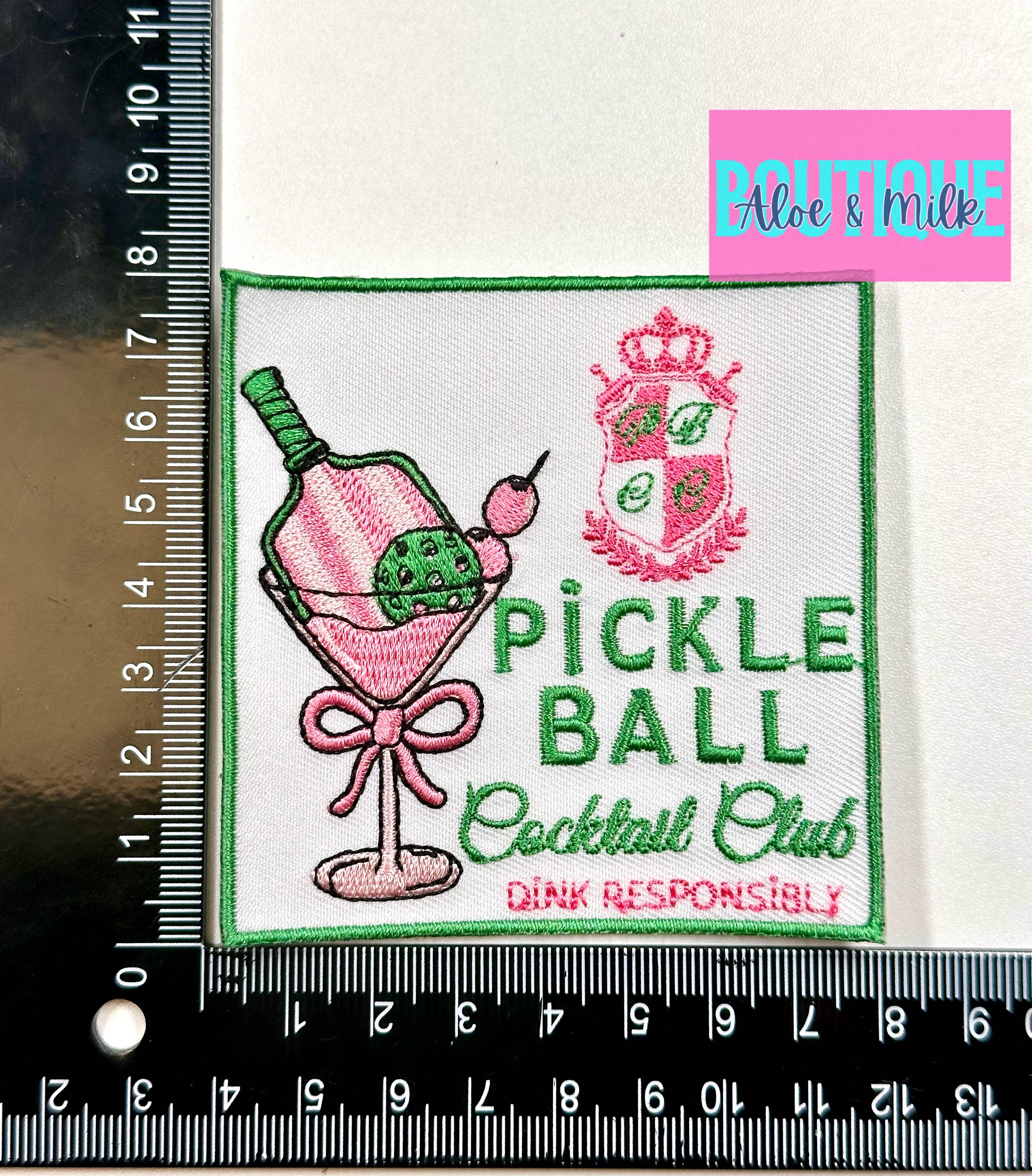 Pickleball Cocktail Club, pickleball patches