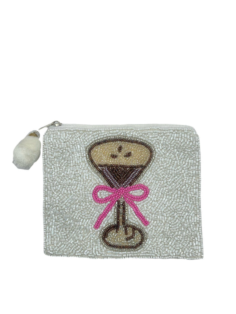 ESPRESSO MARTINI BEADED COIN POUCH
