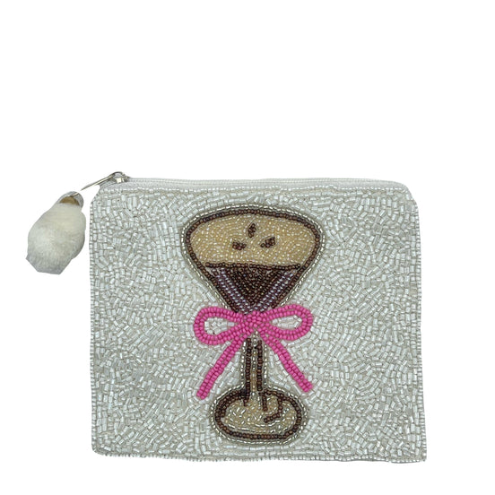 ESPRESSO MARTINI BEADED COIN POUCH