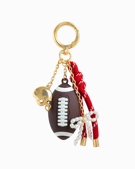 Touchdown Vibes Football Bag Charm