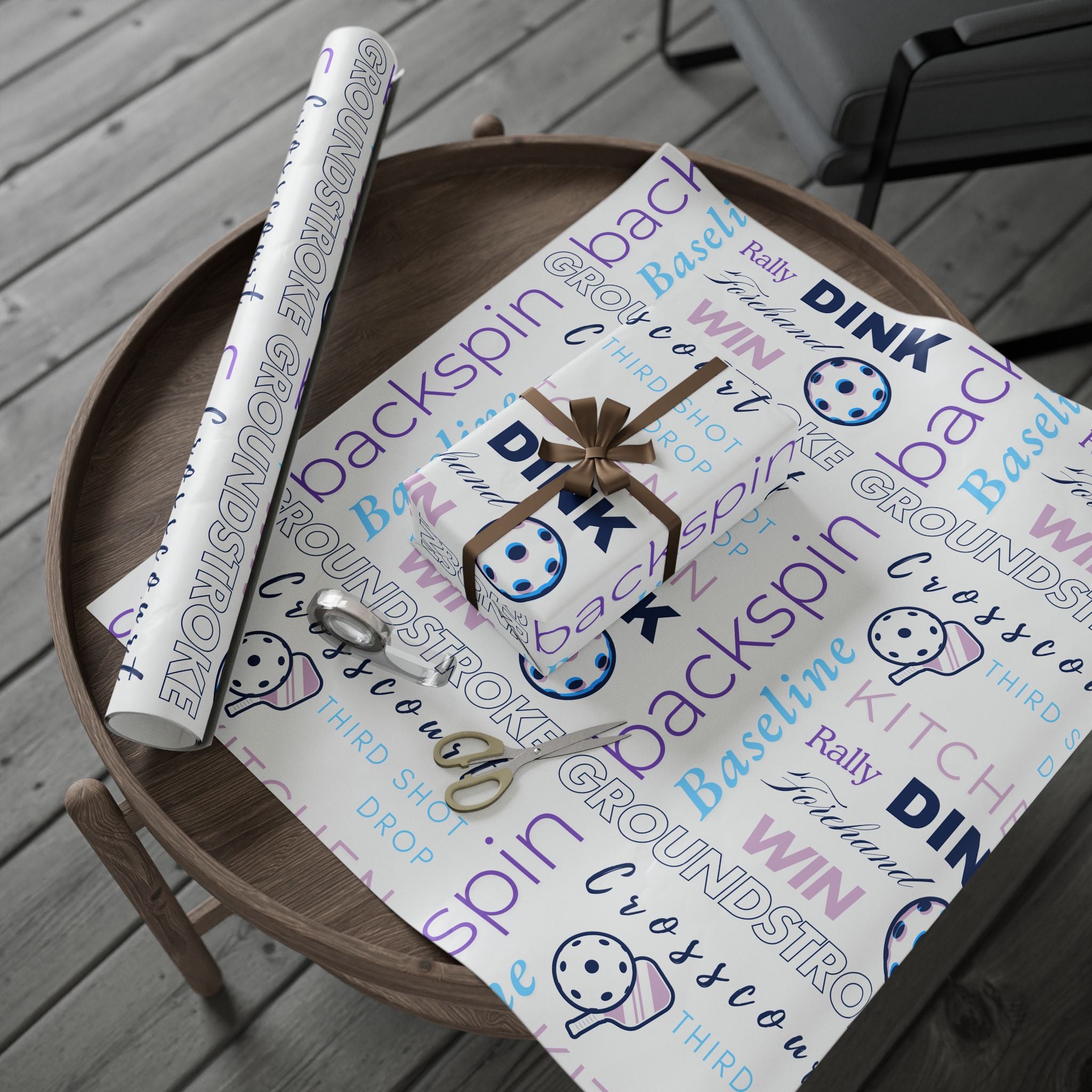 Sport-Themed Wrapping Paper for Gift Giving - Perfect for Athletes