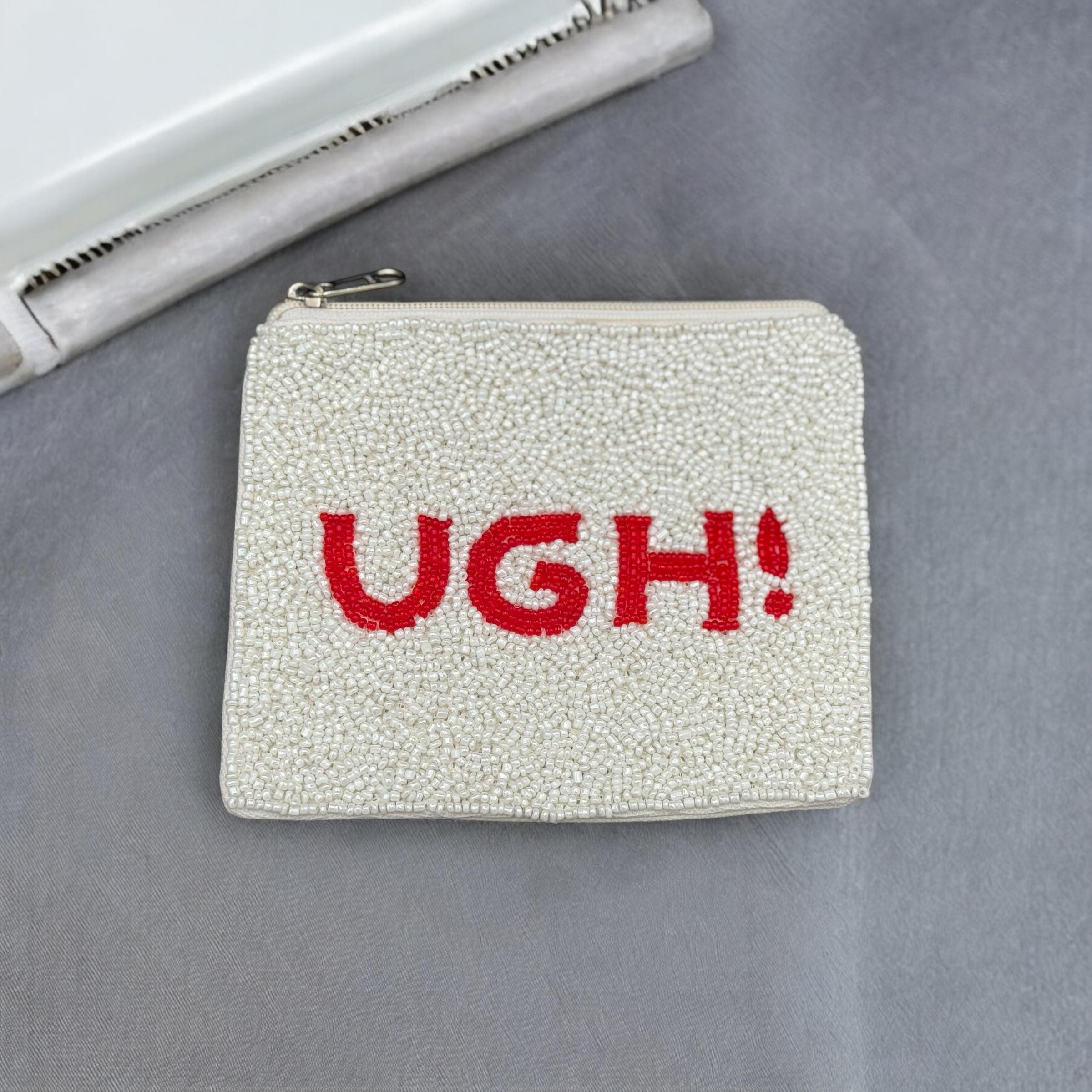 UGH! Beaded Coin Purse