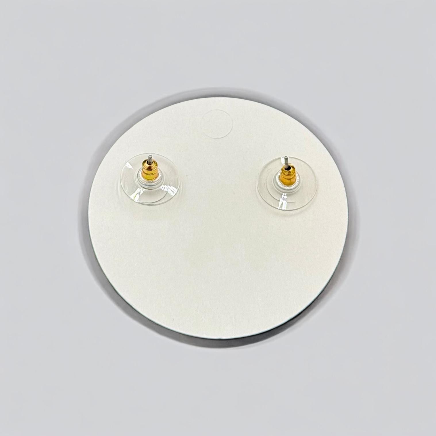 Signature Enamel Stud Earrings